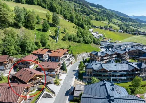 Chalet Bergkristall Grunerstein Bramberg ligging