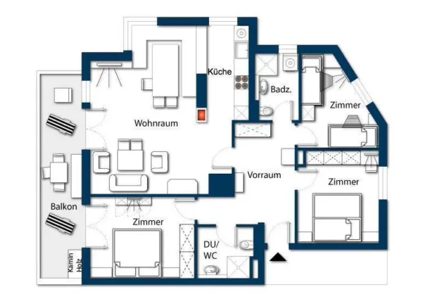 0031 KL Amelie 4 plattegrond