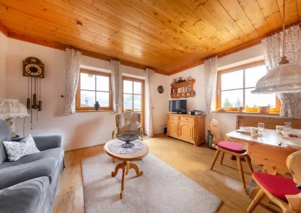 Hochkrimml Haus Anna woonkamer