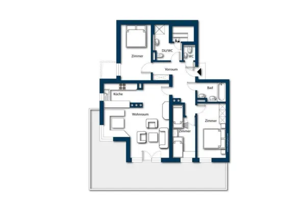 0020 KL Carina 14 Plattegrond 1
