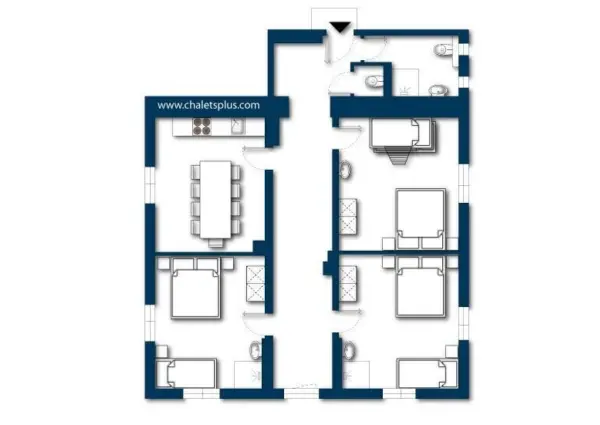 Haus Eckhausl Top 3 Gems Bramberg plattegrond chalet