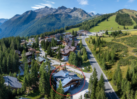 Ligging Haus Wildkarblick op de Filzsteinalm Hochkrimml zomer 2026
