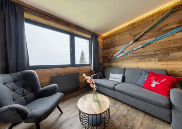 Hochleger am Anger Top 10 Koningsleiten woonkamer zitgedeelte