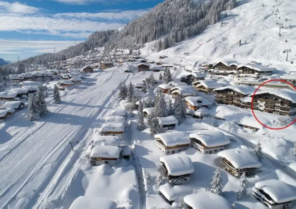 Hochleger am Anger Top 10 Koningsleiten overzicht liften met cirkel