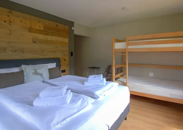 Landhaus Maier referentie slaapkamer met stapelbed 2