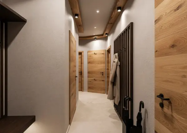 Latschen Lodge Top 3 impressie garderobe