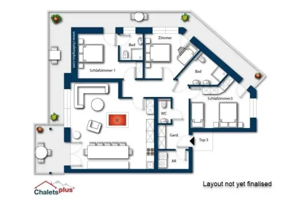 HK Latschen Lodge 3 mogelijke indeling