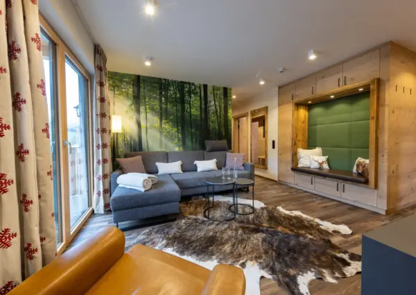 Mountain Resort Top 1 Dienten woonkamer met nis