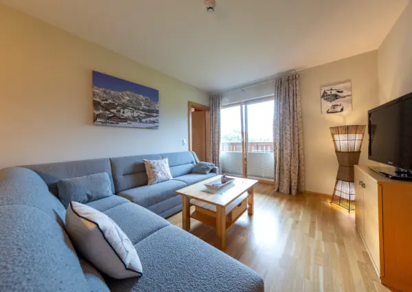 Mountainresort Top 7 Dienten zithoek uitzicht