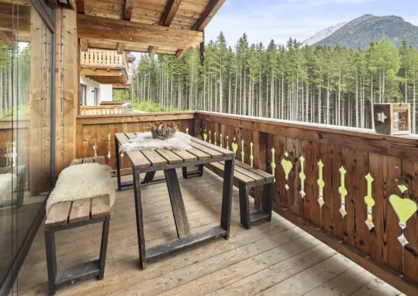 NK Chalet Blessachkopf buitentafel hout terras