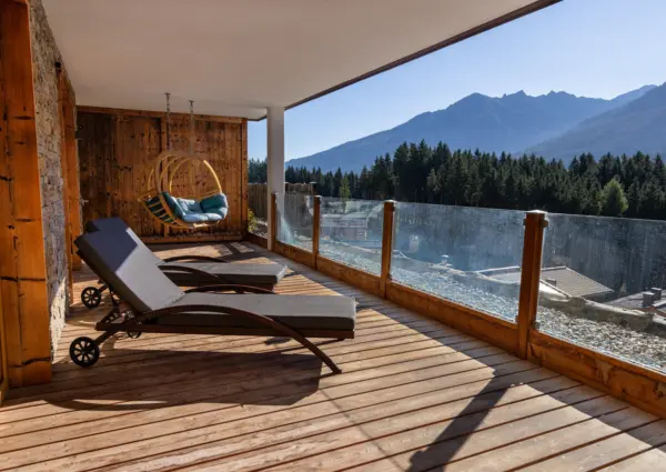 Neukirchen Nationalpark chalet Gamsmutter zomer terras