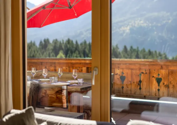 Neukirchen Nationalpark chalet Gamsmutter zomer groot balkon 6