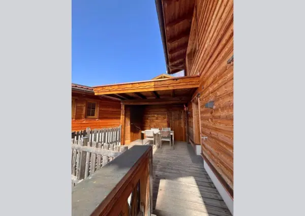 Nationalpark Chalets Hoher Rosshuff overkapping balkon