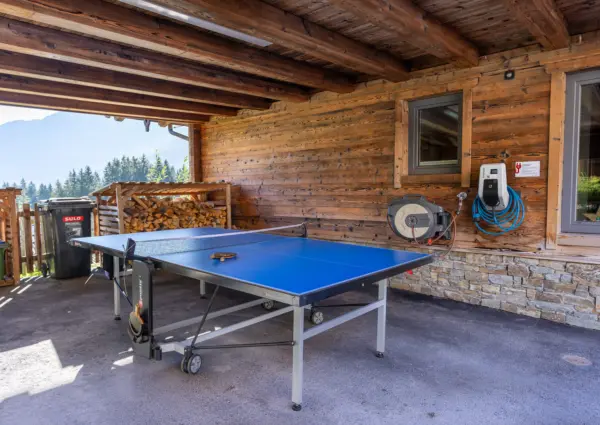 Neukirchen Nationalpark chalet Kristallwand zomer carport 2