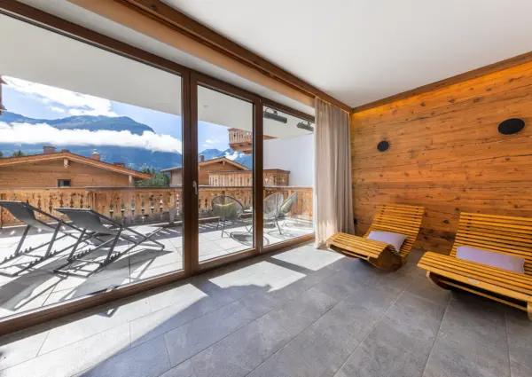 NK Mittereggspitze relaxruimte sauna