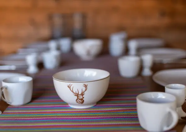 NK Rauhkopf eettafel detail