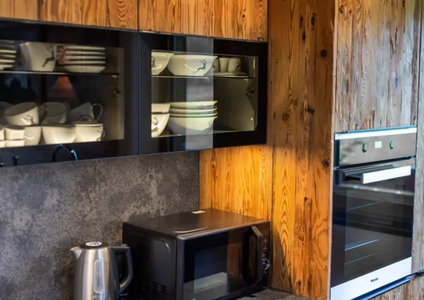 National Park Chalet Vorderkopf Neukirchen keuken inrichting