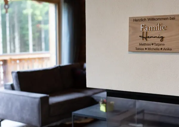 National Park Chalet Vorderkopf Neukirchen naambord