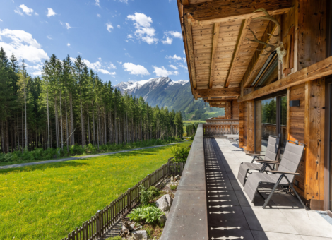 National Park Chalet Vorderkopf Neukirchen balkon boven
