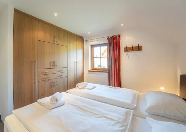 Panorama Chalet Forest slaapkamer 3 met opbergruimte
