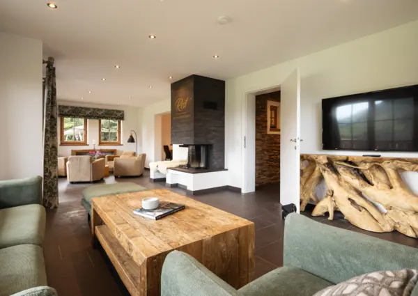 Panorama Chalet Forest Woonbereik met tv