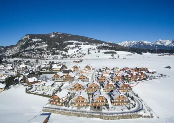 Panorama Chalet Forest winter ligging