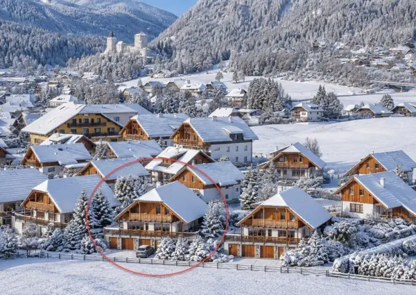 Panorama Chalet Forest Ligging Mauterndorf winter