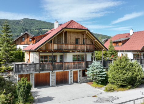 Panorama Chalet Forest hoogaanzicht zomer