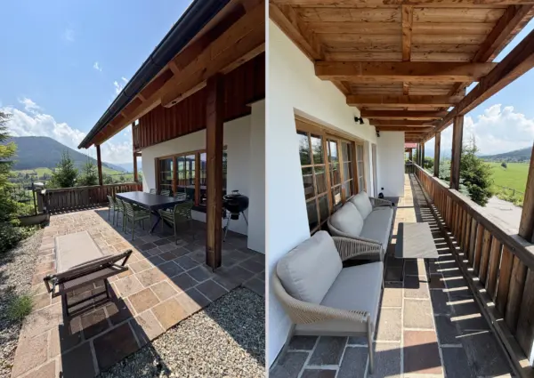 Mauterndorf Panorama Chalet Forest zomers terras