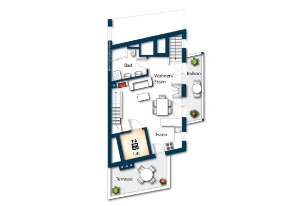 MS Penthouse Jen Sen Erdgeschoss