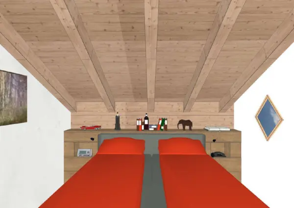 Pim s Alm HC3 B Ctte 2 KC3 B6nigsleiten Impressie 1 Slaapkamer