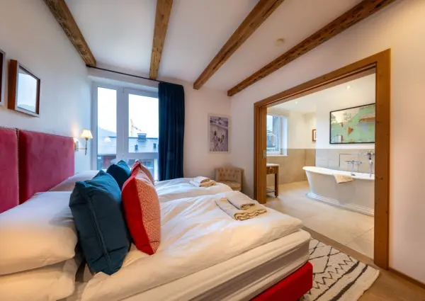 Pure Hinterthal Top A6 Slaapkamer ensuite badkamer