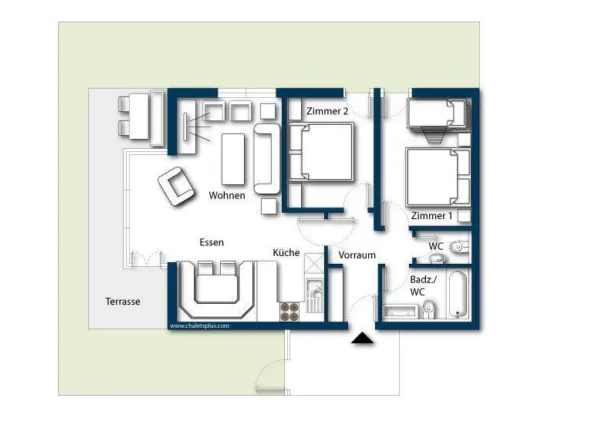 0030 NK Residenz Sonnenfeld Top1 plattegrond