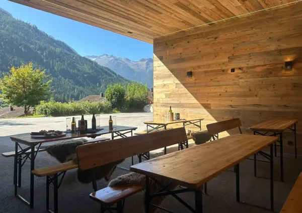 Sch C3 B6neben Appartementen Carport Biertafels met uitzicht