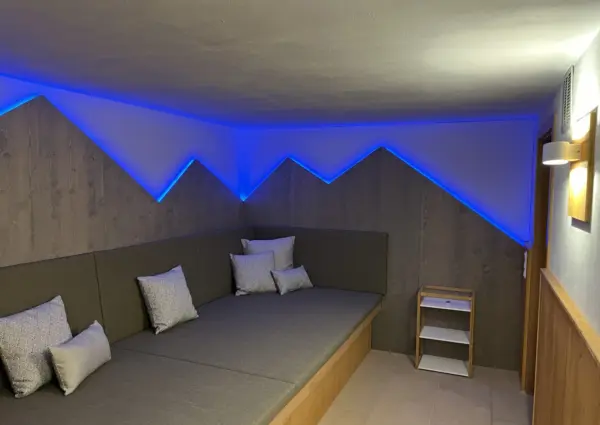 Wald Bauernhaus Loungeruimte met sfeerverlichting