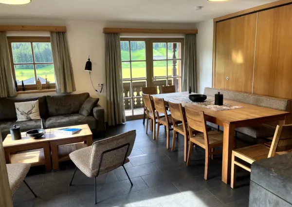 Wald Bauernhaus Ost Woonkamer overzicht