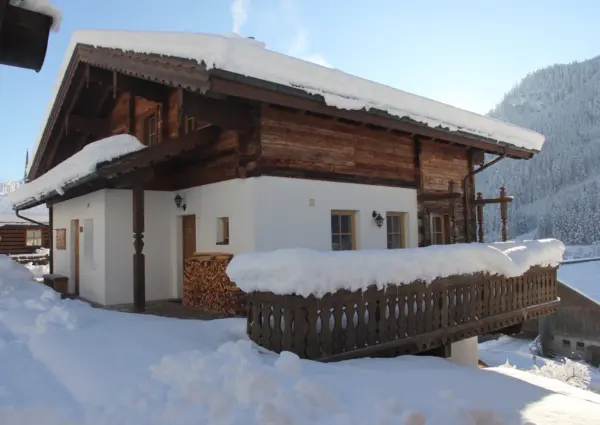Wald Bauernhaus winters aanzicht