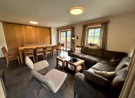 Wald Bauernhaus West woonkamer zithoek