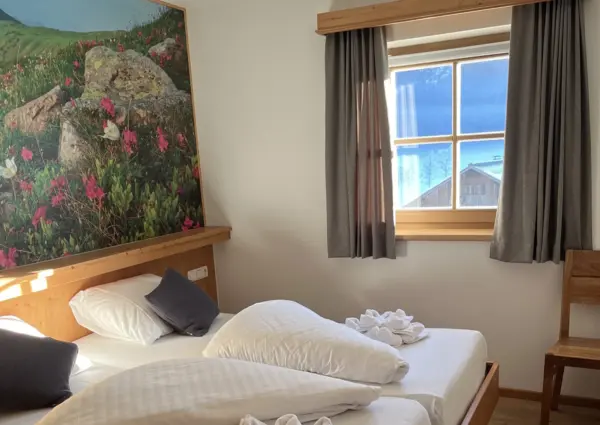 Wald Bauernhaus slaapkamer bloemenkamer