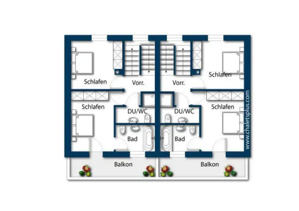 0047 WLD Bauernhaus OG West und Ost