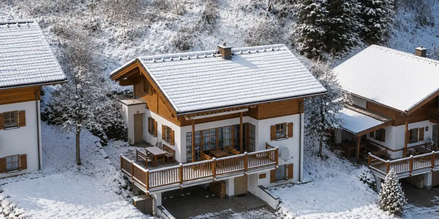 Wald im Pinzgau Sch C3 B6neben Berg C3 B Ctte winters