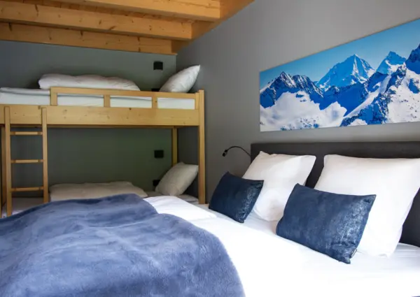 Wald im Pinzgau Schiffer Slaapkamer beneden met stapelbed