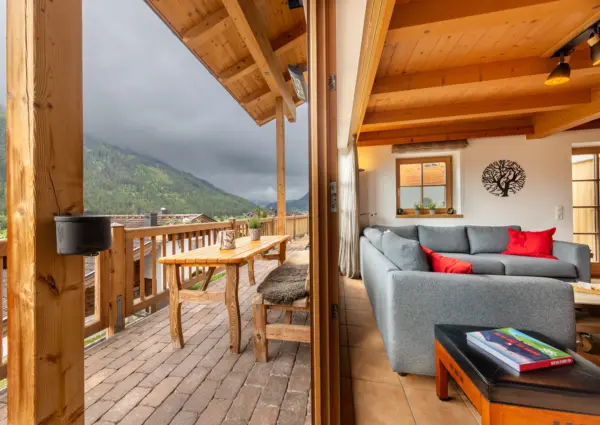 Sch C3 B6neben Chalet Steinlinge Wald im Pinzgau Opening terrasdeur