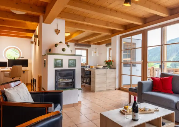 Sch C3 B6neben Chalet Steinlinge Wald im Pinzgau Doorkijk keuken