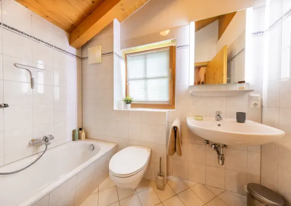 Sch C3 B6neben Chalet Steinlinge Wald im Pinzgau Badkamer 1e