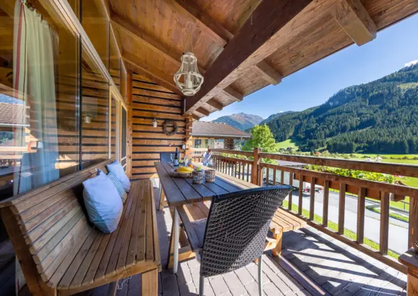 Sch C3 B6neben Chalet Wiesenwald Zomers terras