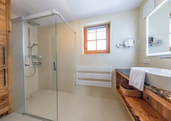 Sch C3 B6neben Chalet Zur Muhle badkamer met sauna