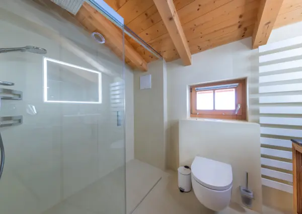 Sch C3 B6neben Chalet Zur Muhle badkamer 2 met douche