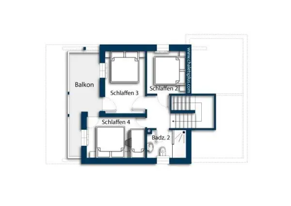 WLD Chalet zur MC3 B Chle Plattegrond 2