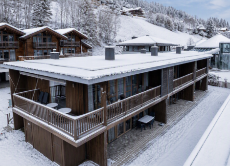 Wald im Pinzgau Sch C3 B6neben Haus Alpenaster winters